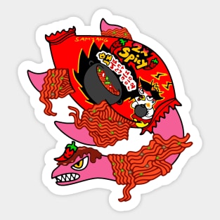 Noodle Nessie Sticker